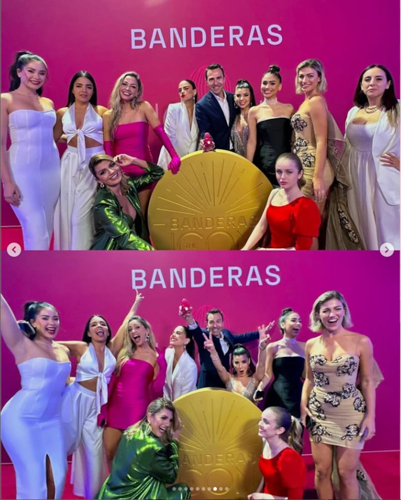 Una exparticipante de MasterChef Ecuador se encontró con Antonio Banderas y esto pasó