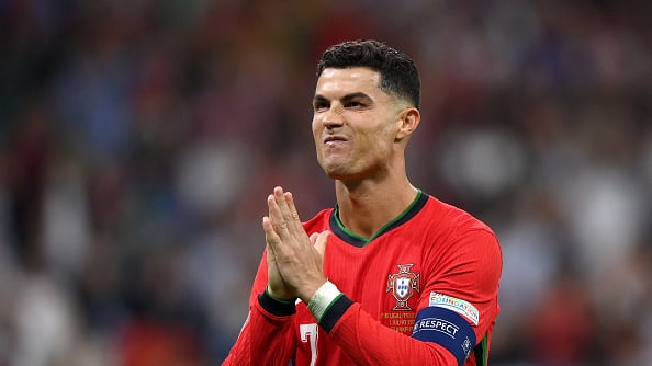 Cristiano Ronaldo lloró en los octavos de final de la Eurocopa