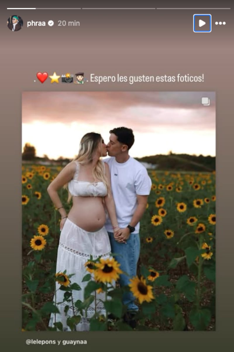 Lele Pons y Guaynaa embarazo