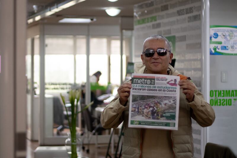 Luis Miguel 'El Loco' Baldeón en Diario metro Ecuador