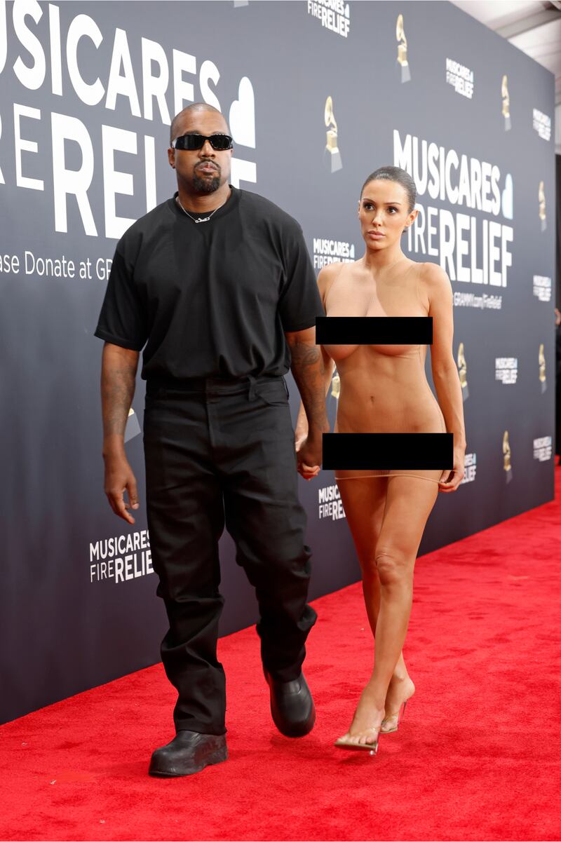 Kanye West y Bianca Censori