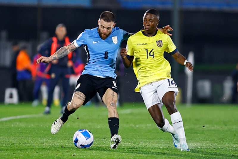 Alan Minda Ecuador vs Uruguay