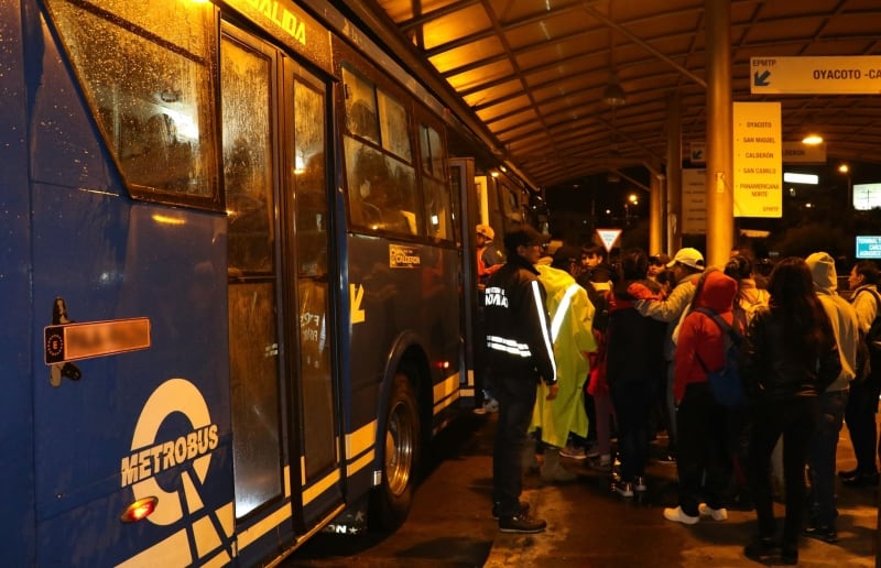 Transporte público amplía horario nocturno por el ‘QuitoFest’