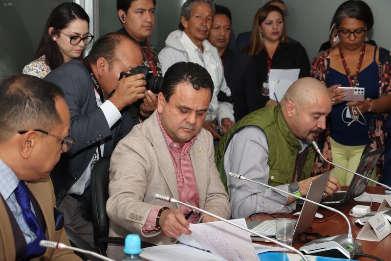 Quito, jueves 11 de enero del 2023
El Ex Ministro de Inclusión Económica y Social, Esteban Bernal, acudió a la Comisión de Fiscalización y Control Político, en el Edificio de la Legislatura
Fotos:Rolando Enríquez/API