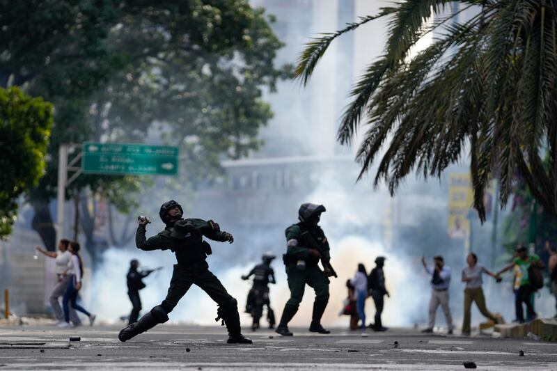 Protestas en Venezuela tras las elecciones