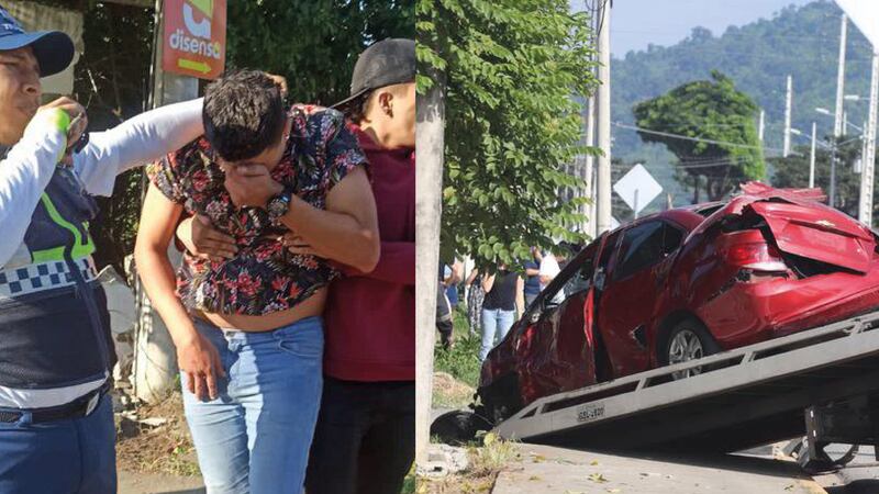 Conductor que mató a tres personas en la vía a la costa, rozó a otro auto minutos previos a la tragedia