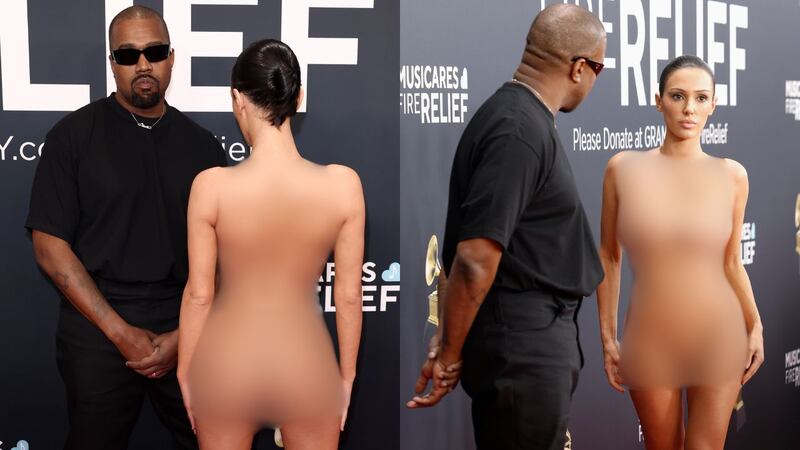 Kanye West y Bianca Censori