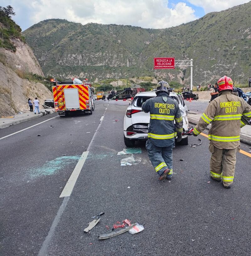 Accidente fatal en vía a Guayllabamba