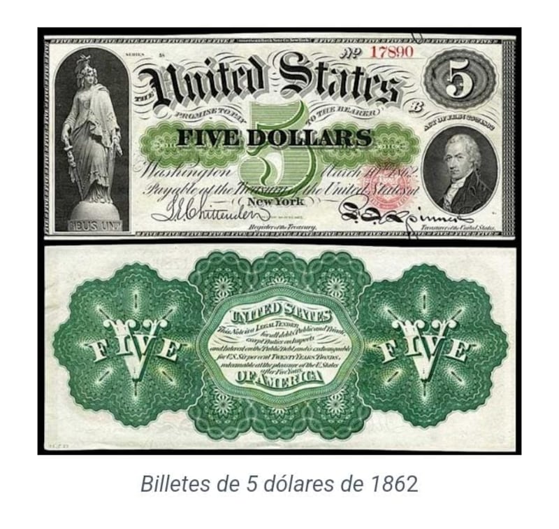 Billete de cinco dólares que cuesta una fortuna