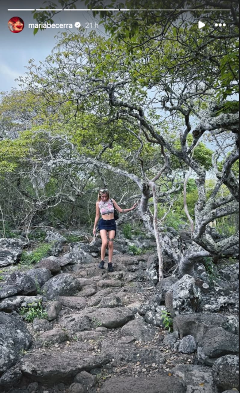 Las fotos de María Becerra disfrutando de las Islas Galápagos