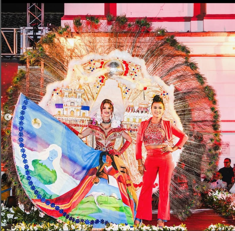 Así luce Katherine Espín con el imponente y hermoso traje típico que irá al miss Universo en Mexico