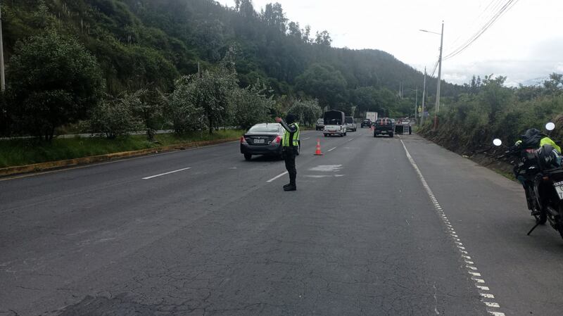 Accidente de tránsito en la avenida Simón Bolívar