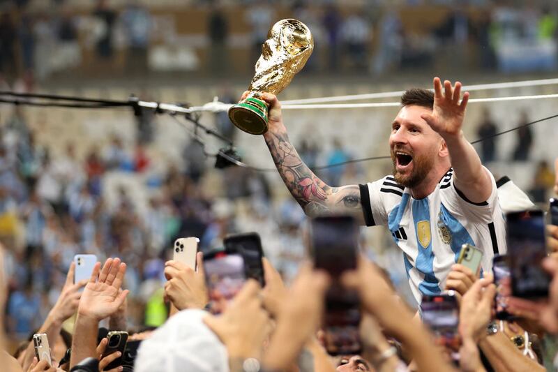 Messi consiguió coronarse como campeón del Mundo en Qatar 2022