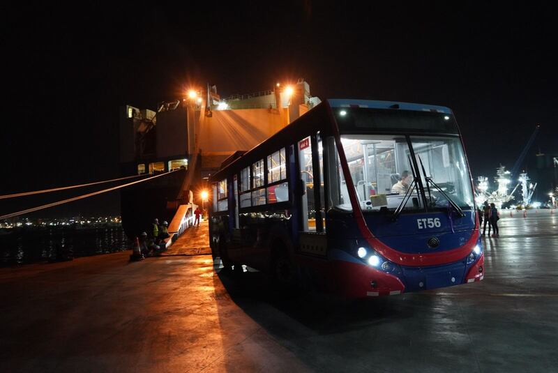 60 nuevos trolebuses 100% eléctricos