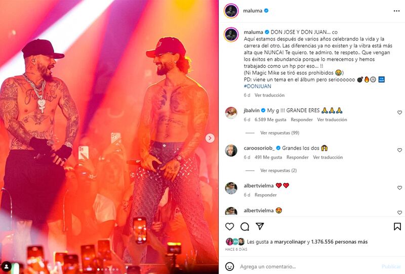 ¿Hermandad o conveniencia?: la razón por la que Maluma y J Balvin ahora hasta cantan juntos.