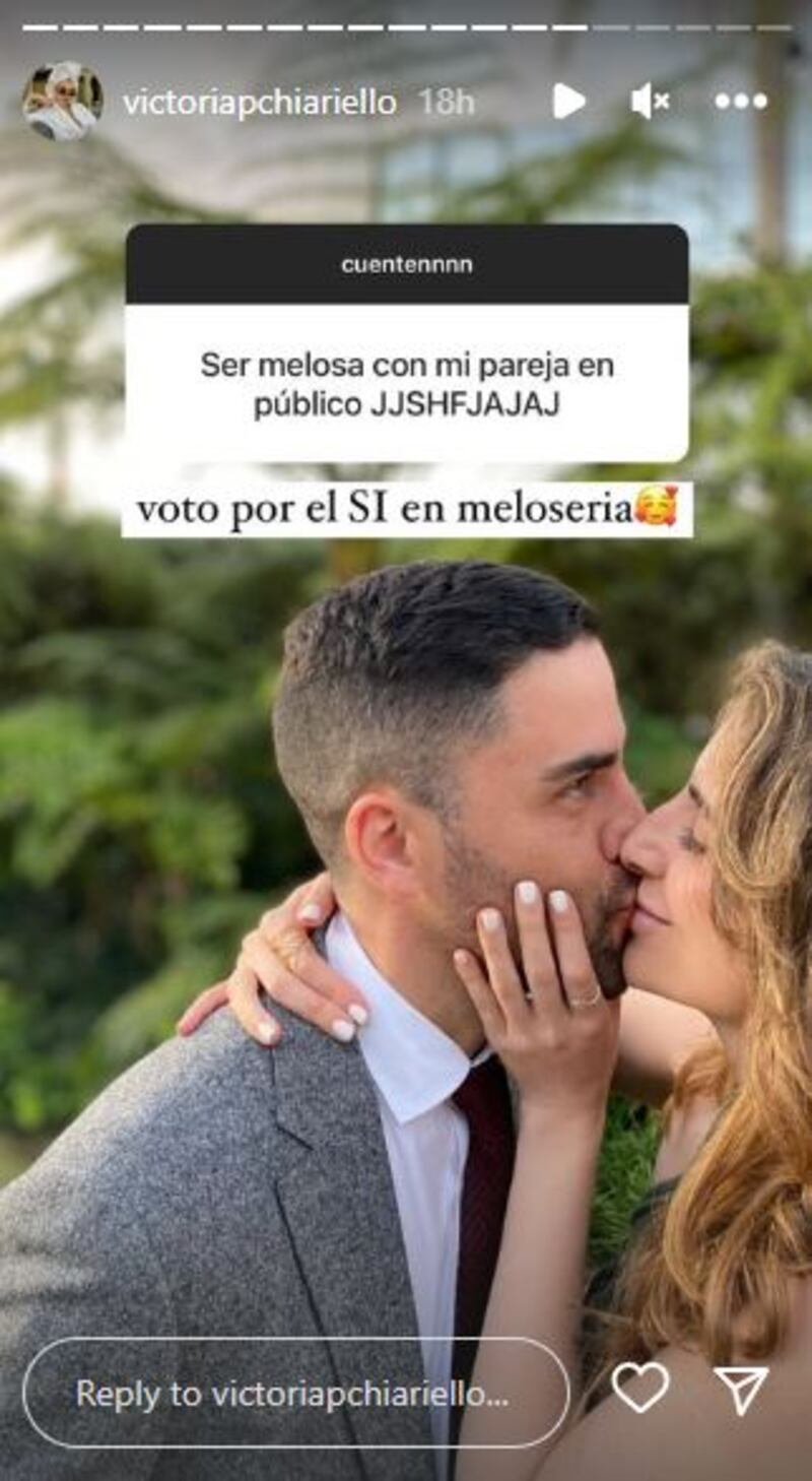 Captura de pantalla de Victoria Patiño en Instagram