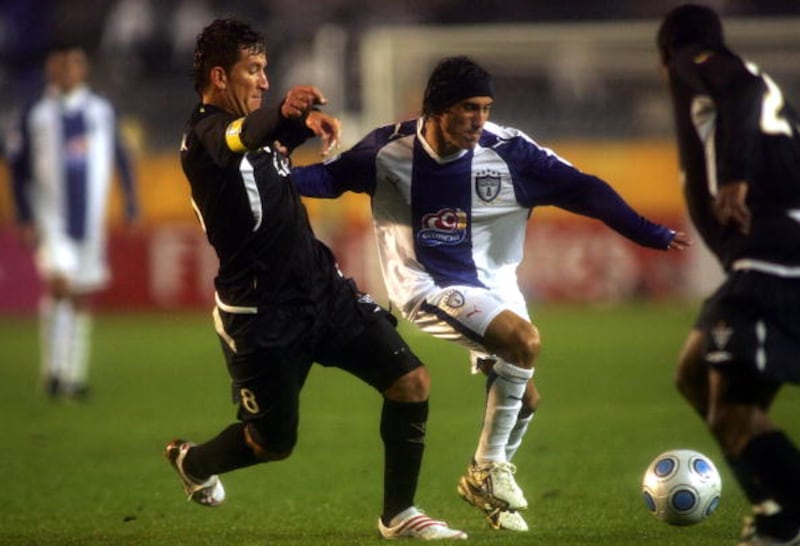 Patricio Urrutia con Liga de Quito