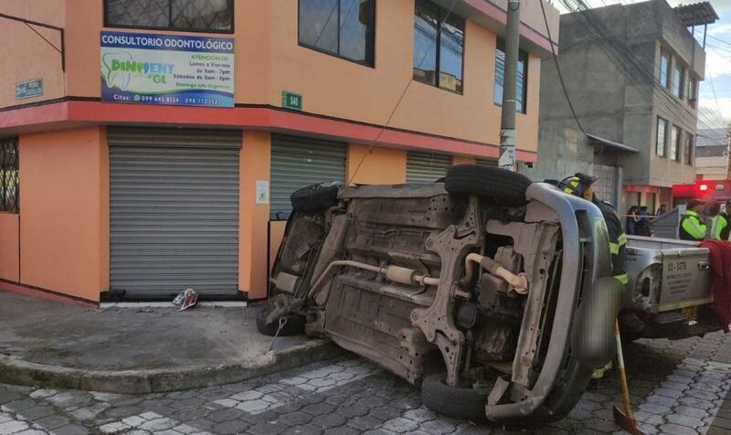 Accidente en el sur de Quito