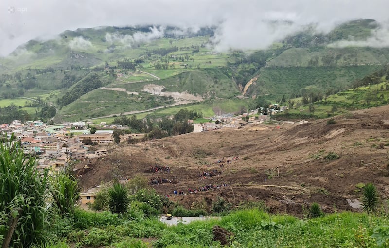 Desastre en Alausí