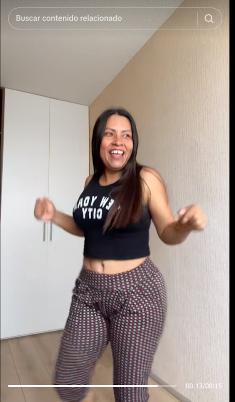 Así luce ahora Lis Padilla, que se viralizó por el baile "Amores que matan"