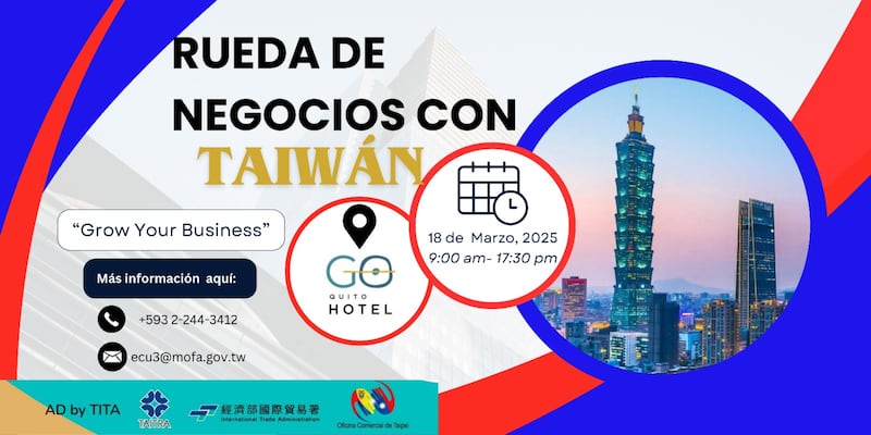 Rueda de negocios con Taiwán en Quito