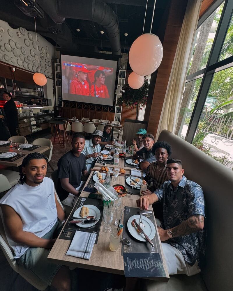 Jugadores de la tricolor disfrutaron con estilo en Miami