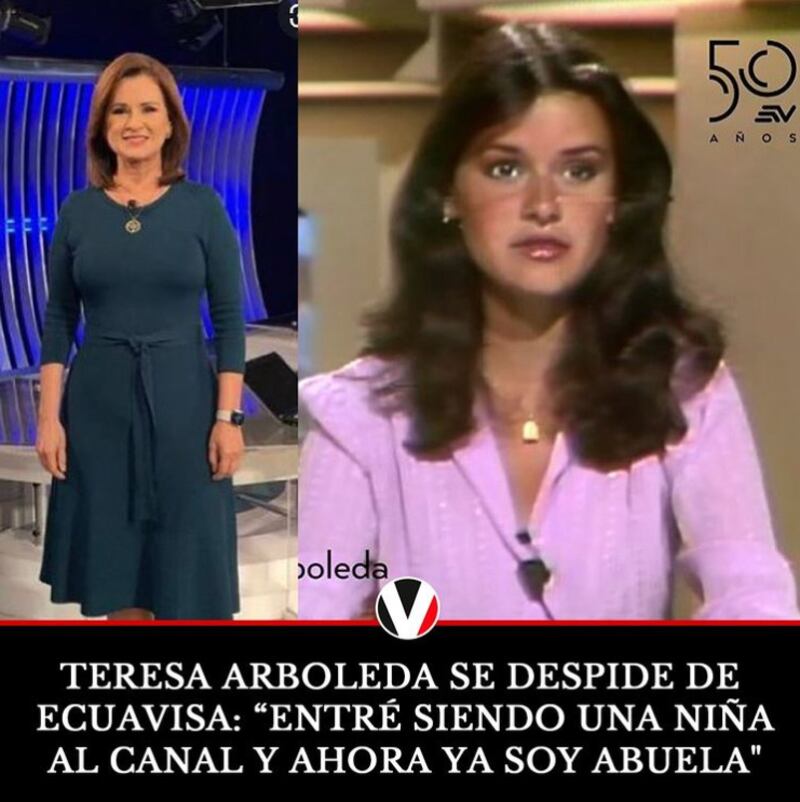 Teresa Arboleda en Ecuavisa Antes - Después