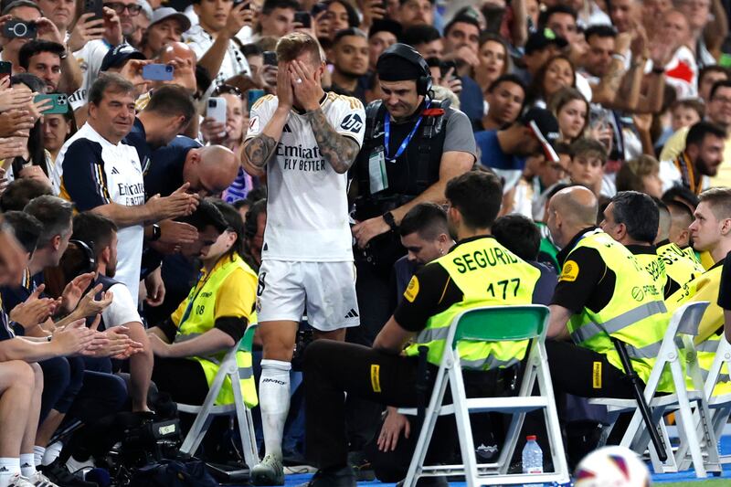 La despedida de Toni Kroos del Real Madrid