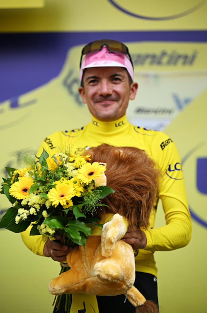 Richard Carapaz, líder del Tour de Francia