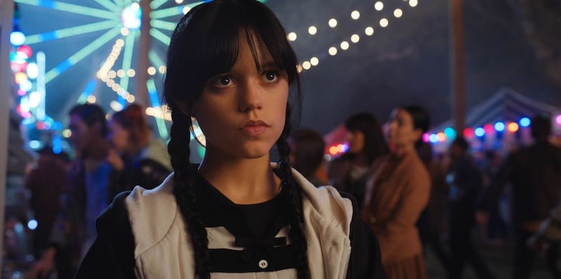 Jenna Ortega en la serie 'Wednesday'