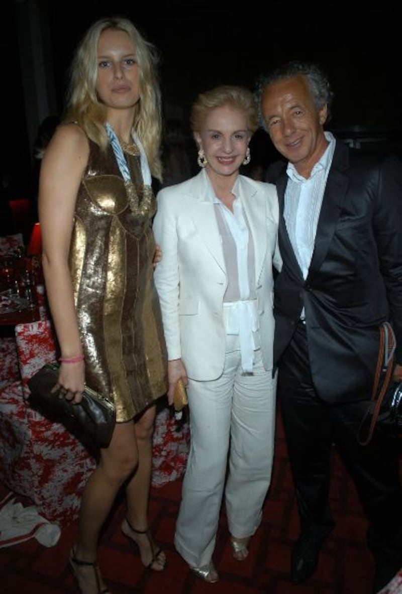 Carolina Herrera en un evento de moda