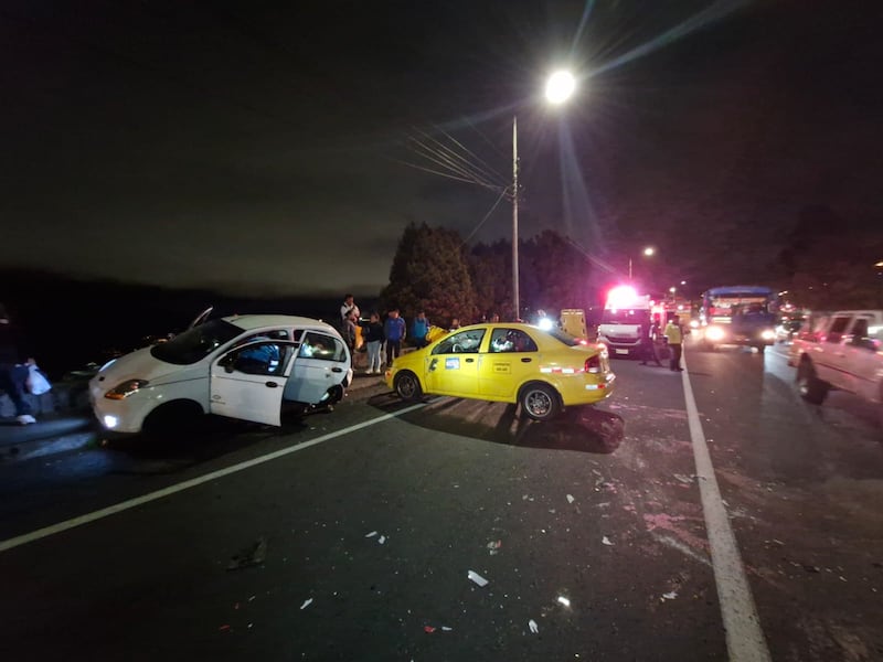 Accidentes de tránsito en Quito durante el fin de semana del 14 y 15 de diciembre