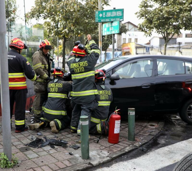 Accidente de tránsito en Quito