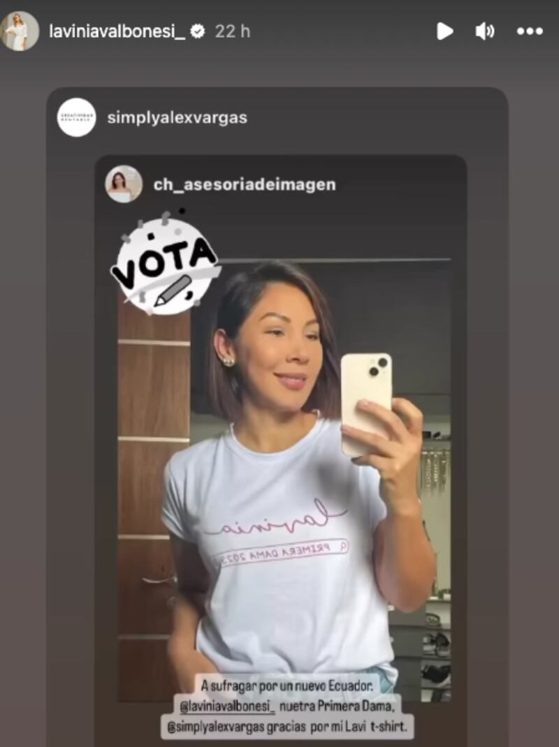 Camiseta Lavinia Valvonesi