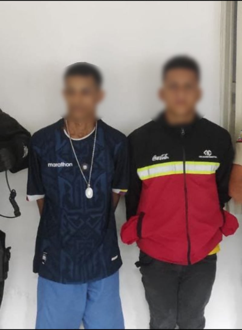 Delincuentes capturado en Guayaquil.