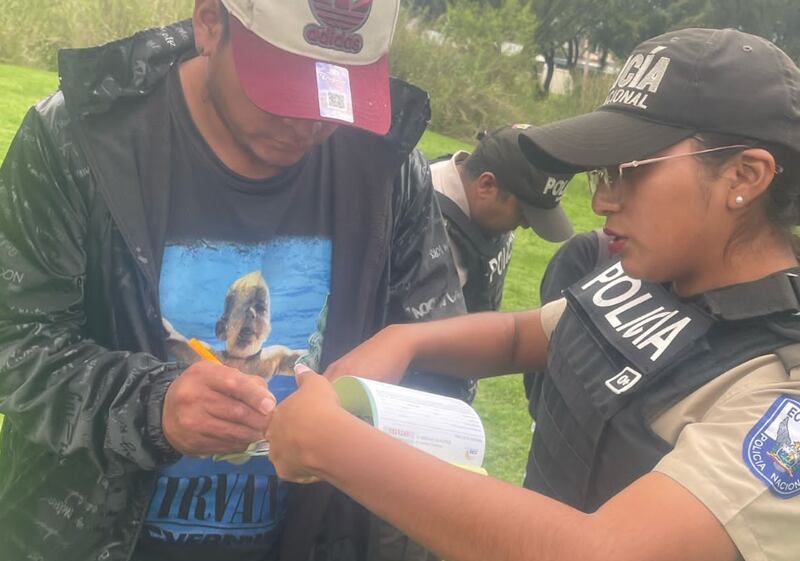 Operativos de control en el Distrito de Policía Los Chillos.