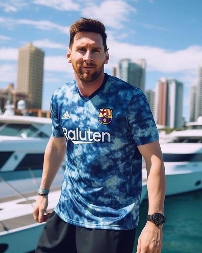 Lionel Messi en su estancia en Miami