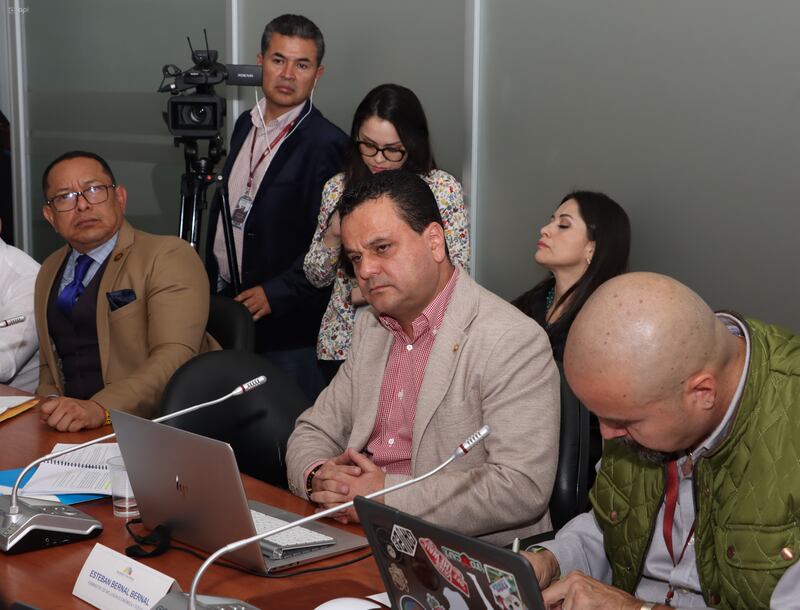 Quito, jueves 11 de enero del 2023
El Ex Ministro de Inclusión Económica y Social, Esteban Bernal, acudió a la Comisión de Fiscalización y Control Político, en el Edificio de la Legislatura
Fotos:Rolando Enríquez/API