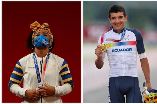 Tres protagonistas deportivos del año en Ecuador