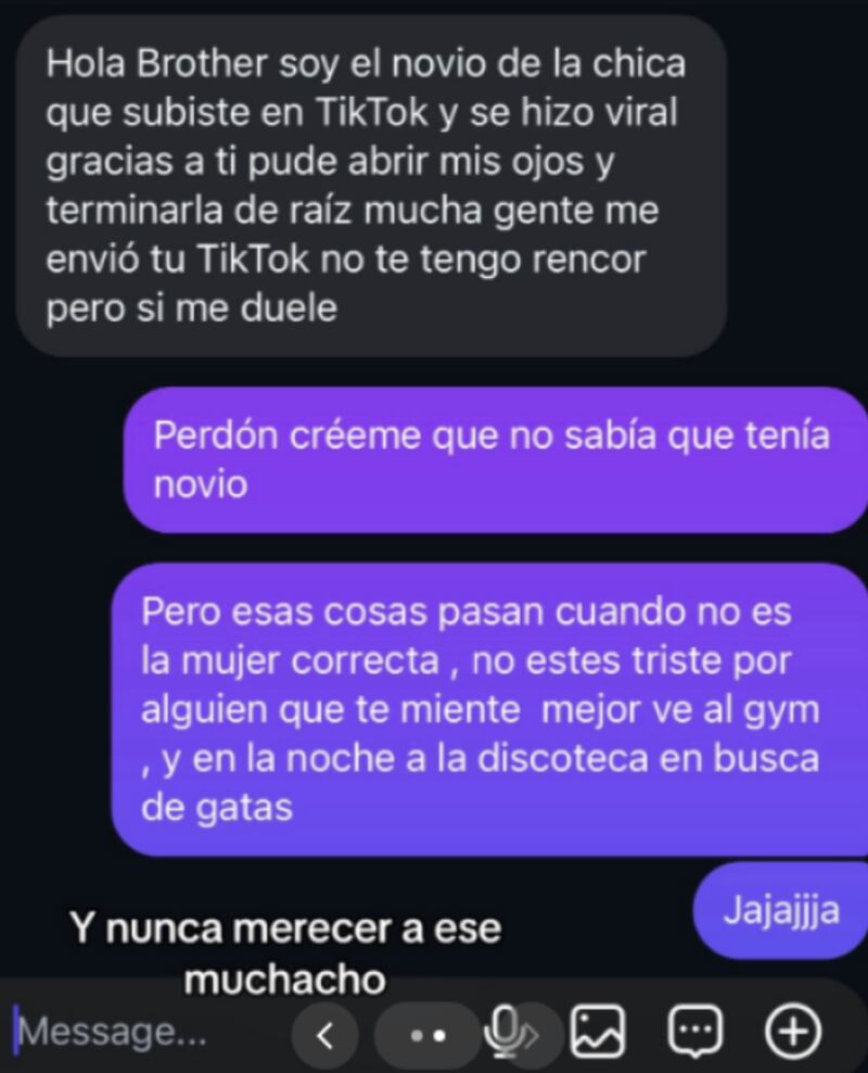 Viral de descubrimiento de infidelidad