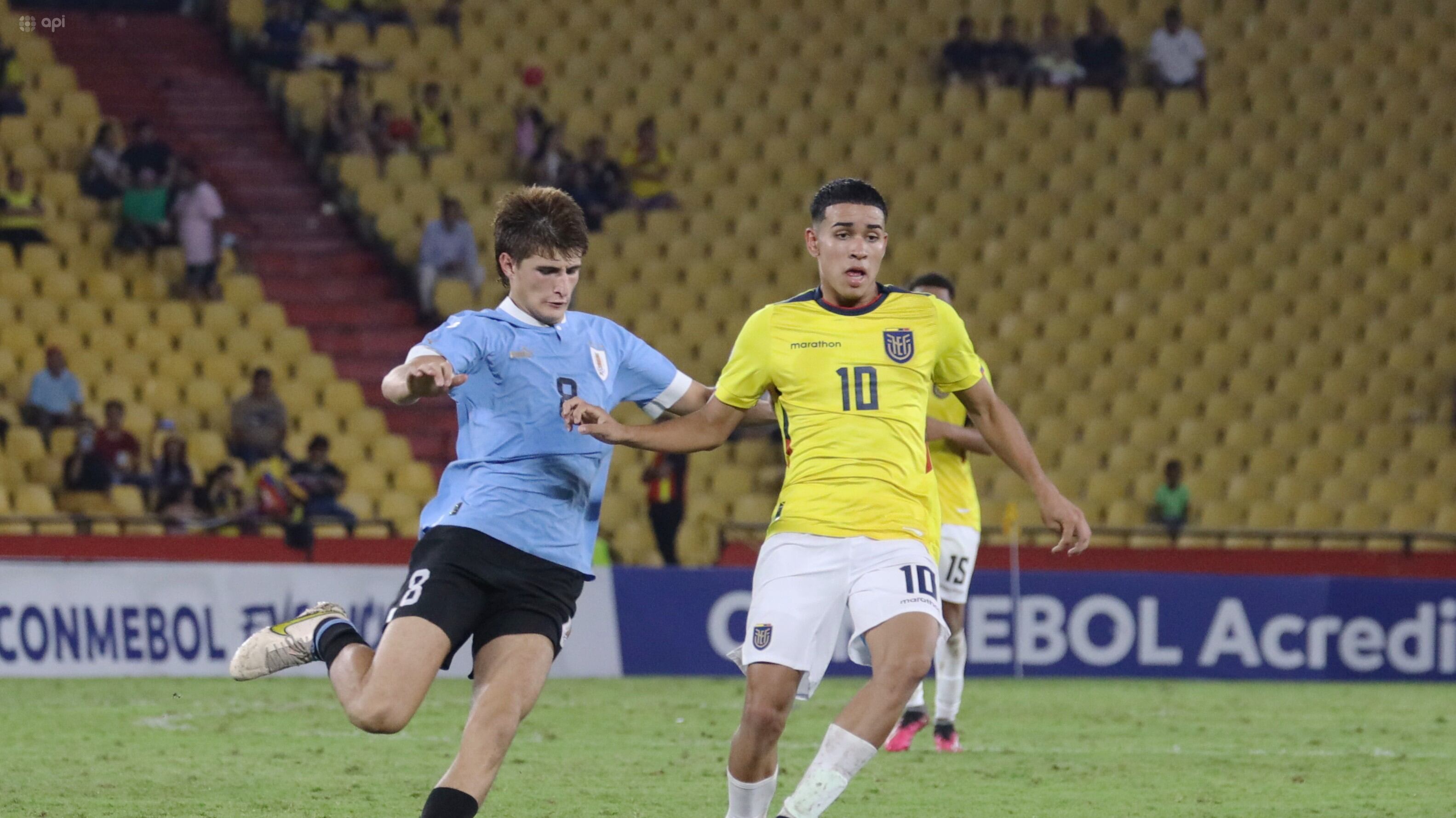 Kendry Páez en el encuentro entre Ecuador vs Uruguay