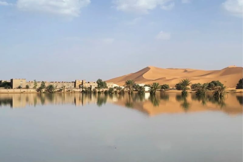 Inundación del desierto del Sahara