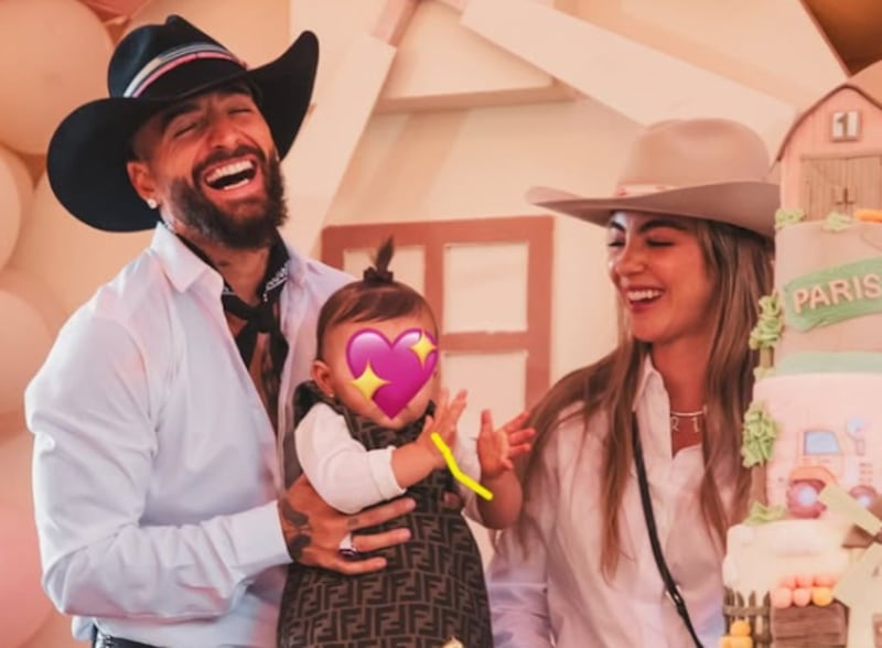 Maluma celebra el primer año de su hija París con una fiesta de ensueño en Medellín