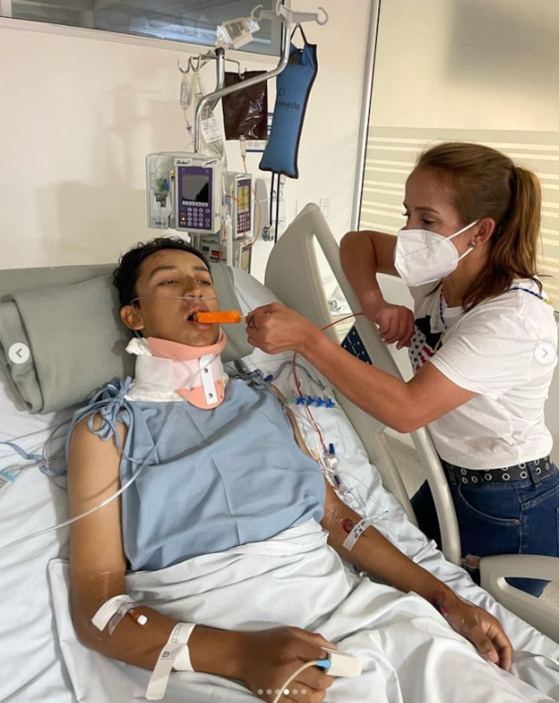 Heridas de Egan Bernal