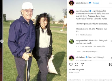 Gene Hackman y Betsy Arakawa