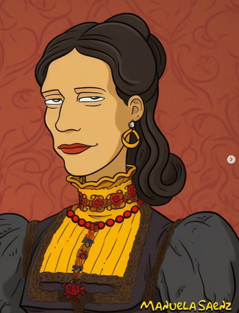 Personajes de Ecuador en versión Los Simpson, según la Inteligencia Artificial