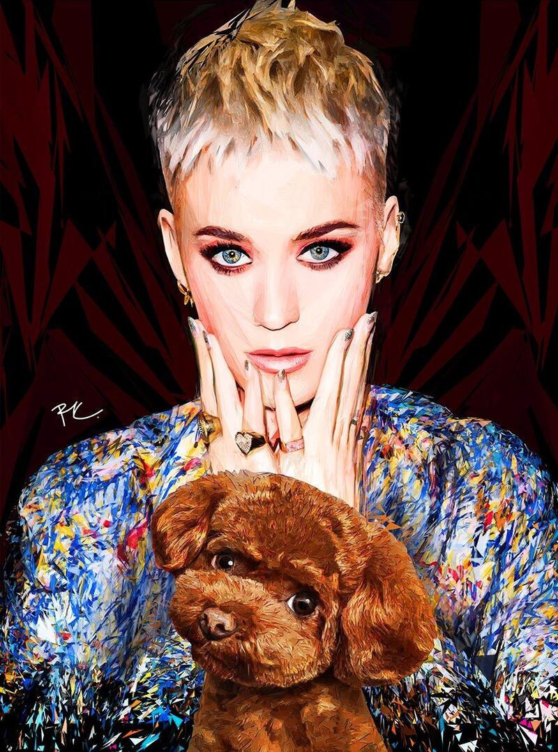 Katty Perry y su mascota