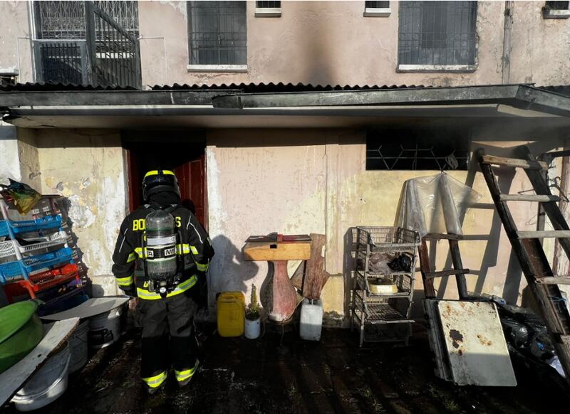 Incendio en el Centro Histórico de Quito