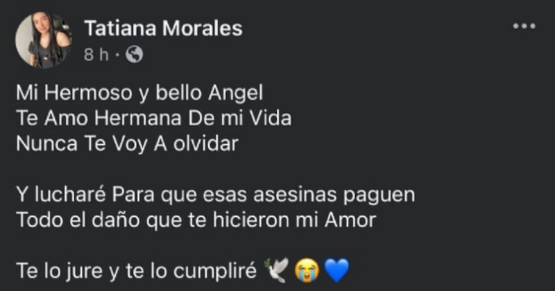 El último adiós a Erika Morales