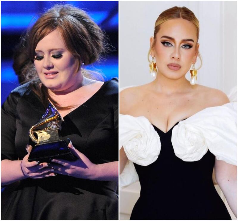 Adele antes y después